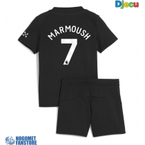 Manchester City Omar Marmoush #7 Gostujuci Dres za djecu 2025-26 Kratak Rukav (+ Kratke hlače)